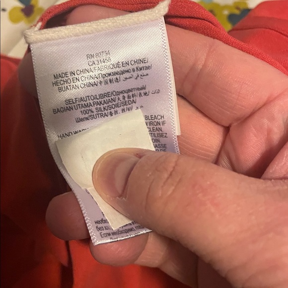 Marlise Bcbgmaxazria 100% Silk Maxi Dress in Pomegranate Size Small - Picture 7 of 9